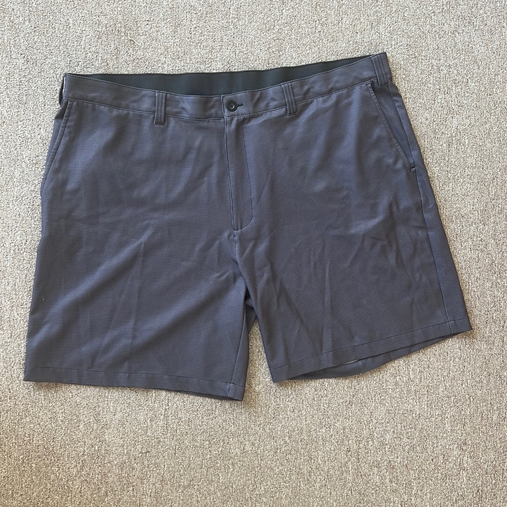 REEBOK SHORTS GRAY BLACK PRINT
